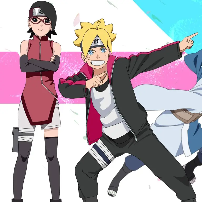 Tim 7 dalam sebuah misi berbahaya Tim 7 Boruto dalam sebuah misi