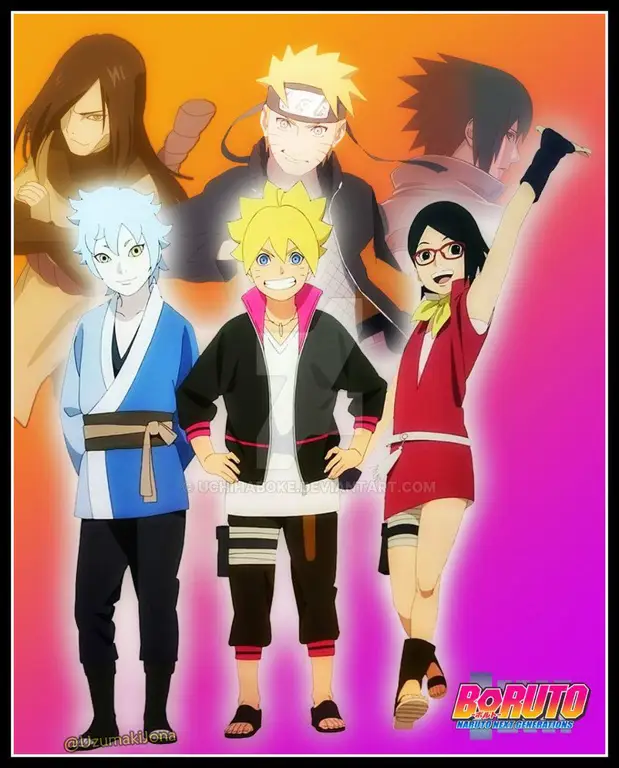 Gambar Tim 7 Boruto