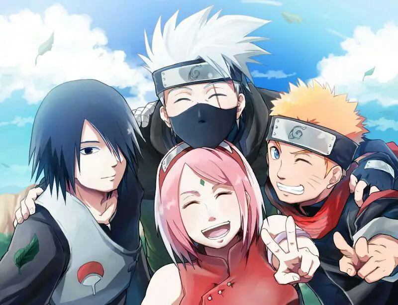 Tim 7: Naruto, Sakura, dan Sasuke