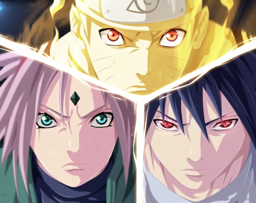 Tim 7: Naruto, Sasuke, dan Sakura