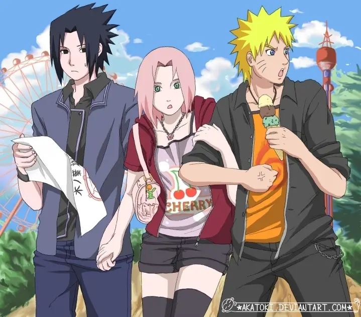 Gambar Tim 7 di Naruto Shippuden