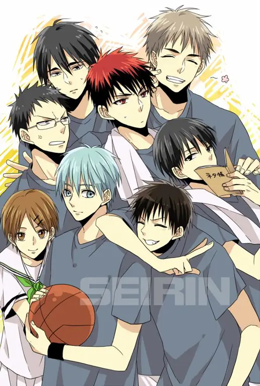 Tim Basket SMA Seirin dalam anime Kuroko no Basket