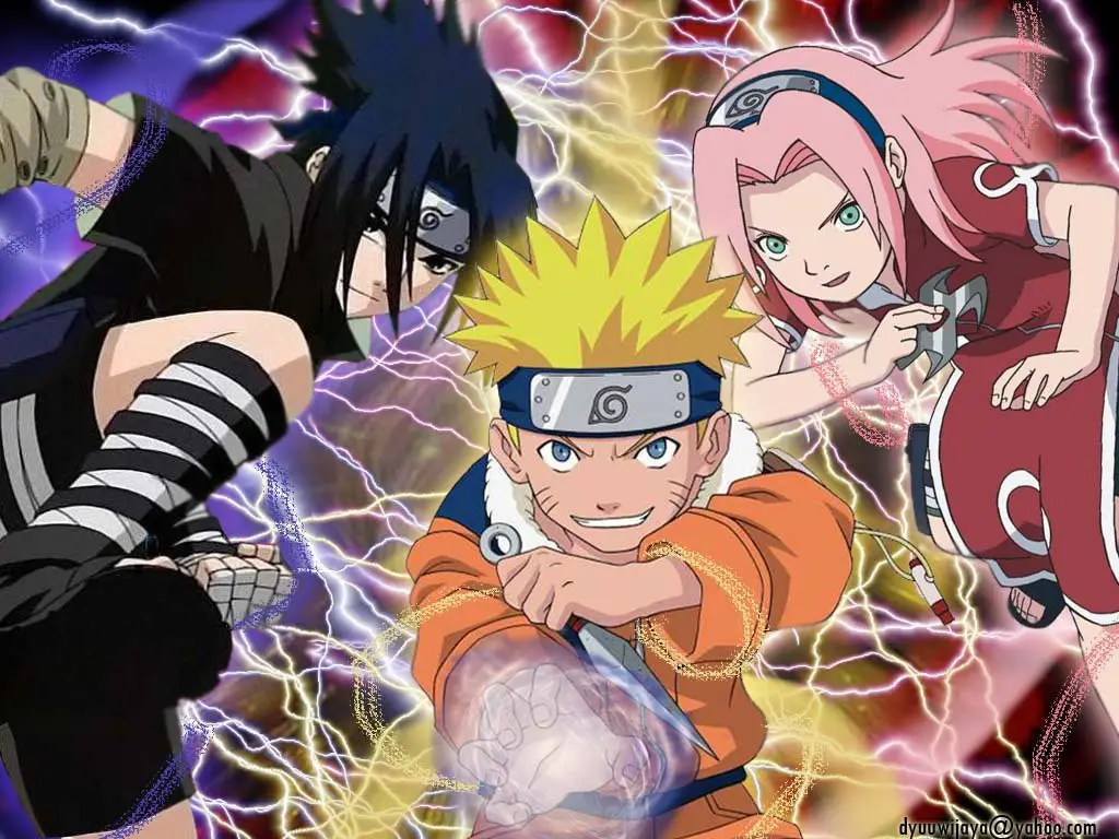 Tim 7 Naruto: Naruto, Sasuke, Sakura, dan Kakashi