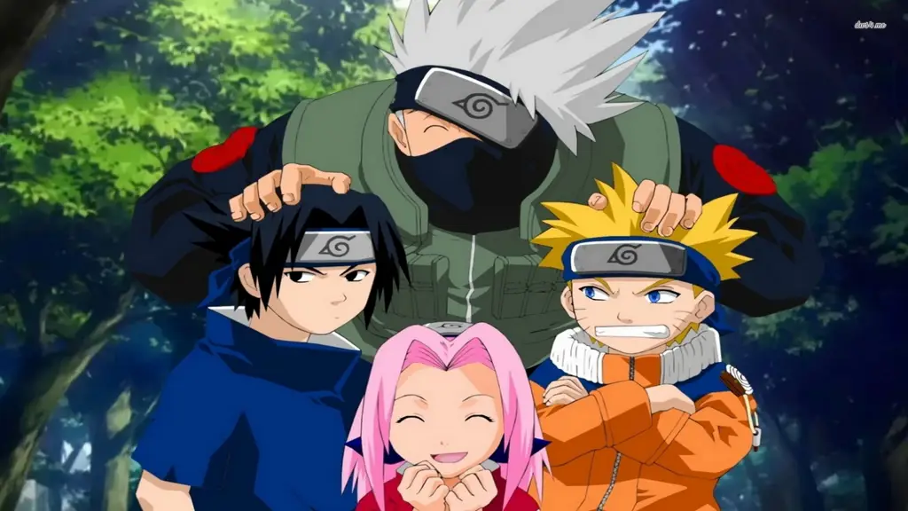 Tim 7 Naruto: Naruto, Sasuke, Sakura, dan Kakashi