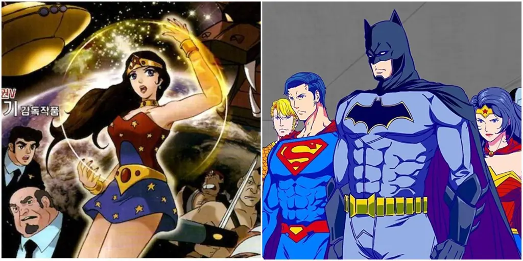 Justice League bergaya anime