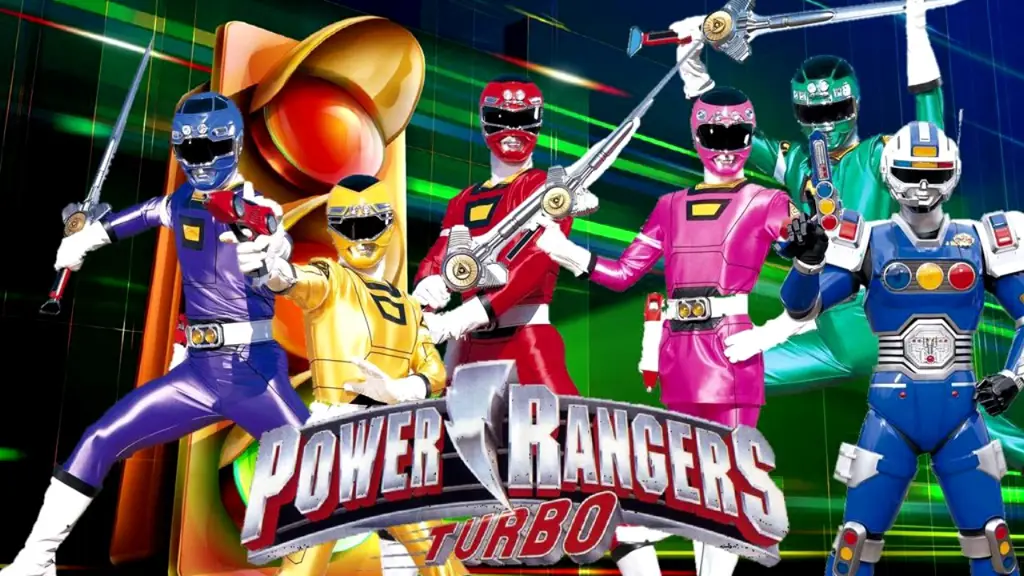 Para Power Ranger Turbo beraksi melawan kejahatan.