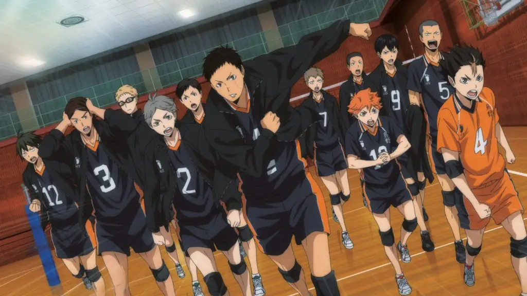 Gambar tim voli SMA Karasuno