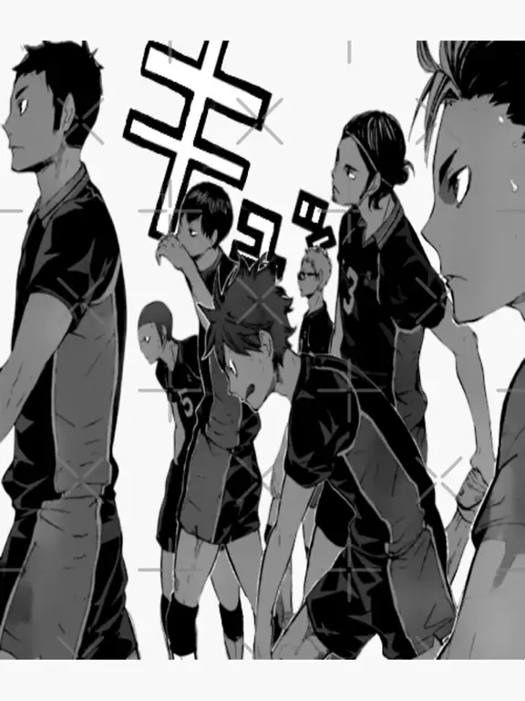 Gambar Tim Voli SMA Karasuno