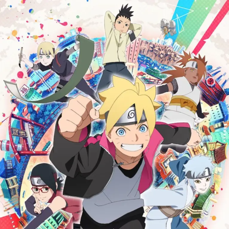 Infografis tips aman menonton Boruto online