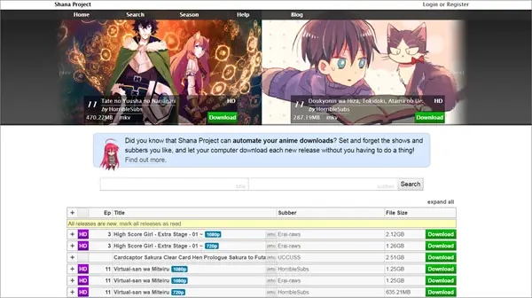 Ilustrasi situs web aman untuk download anime