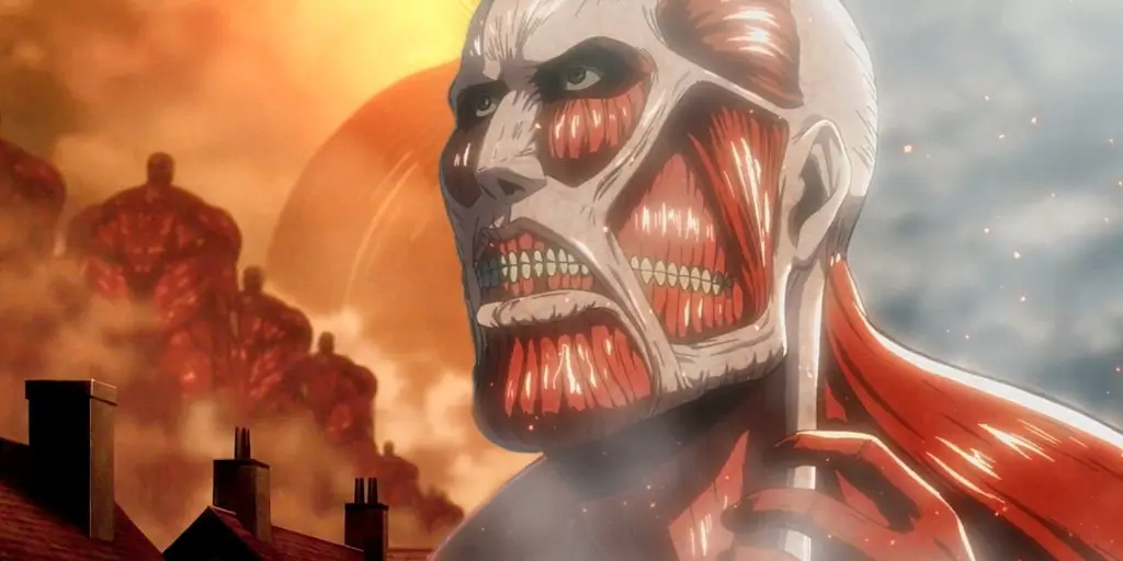 Gambar Titan Kolosal dari Attack on Titan