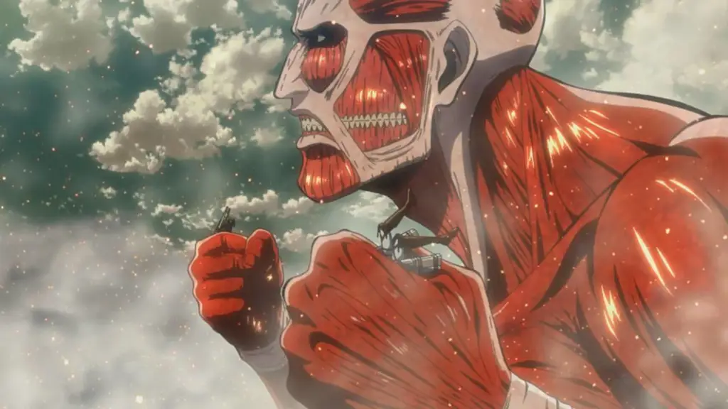 Gambar Titan Kolosal dari Attack on Titan