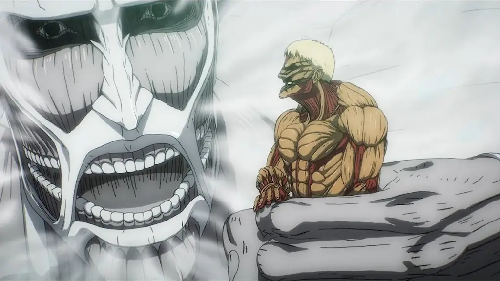 Gambar Titan Kolosal dalam Attack on Titan