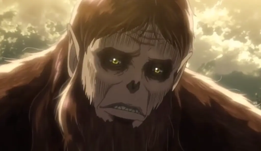 Gambar Titan raksasa dari Attack on Titan