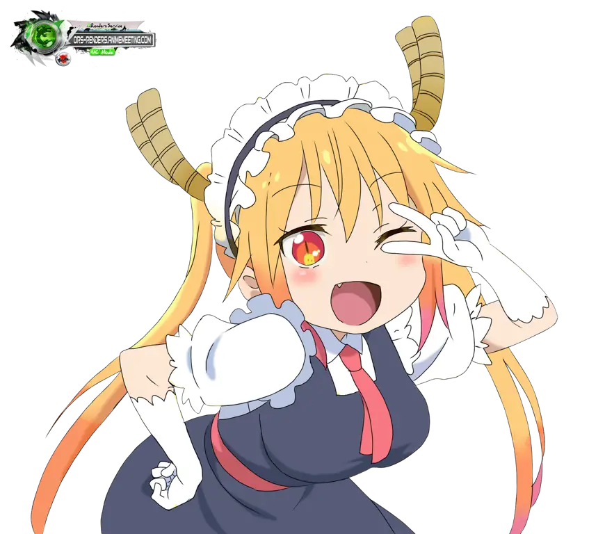 Gambar Tohru, sang maid naga