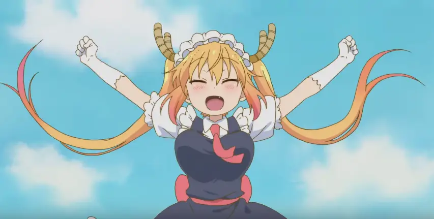 Gambar Tohru di Miss Kobayashi season 2