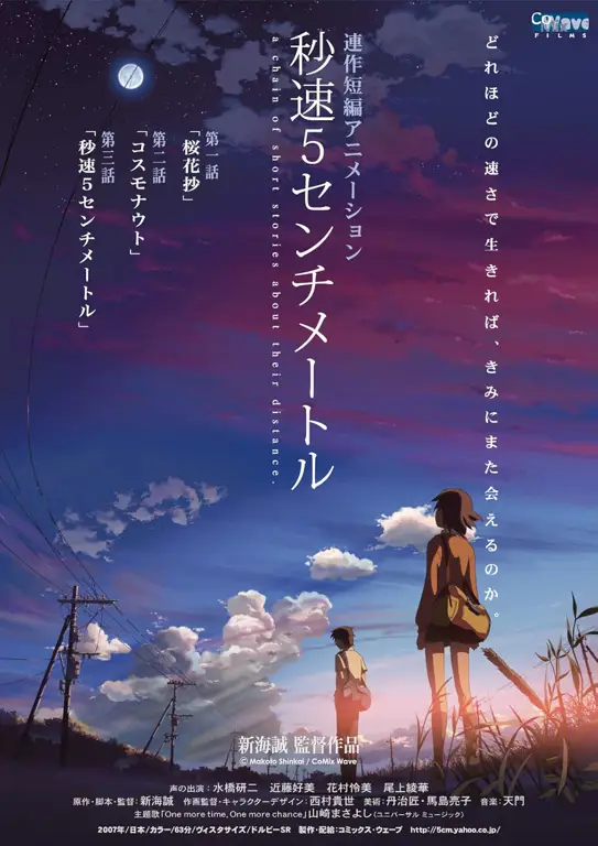 Karakter utama dalam anime 5 Centimeters Per Second