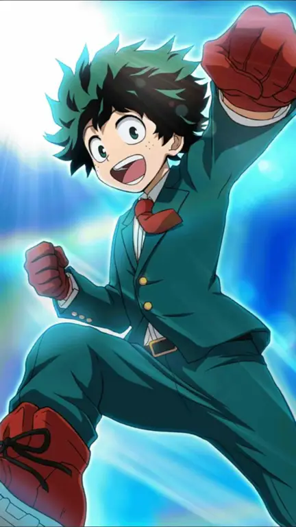 Gambar Izuku Midoriya dari Boku no Hero Academia