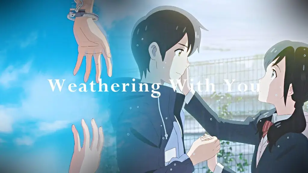 Hodaka dan Hina dari film Weathering With You