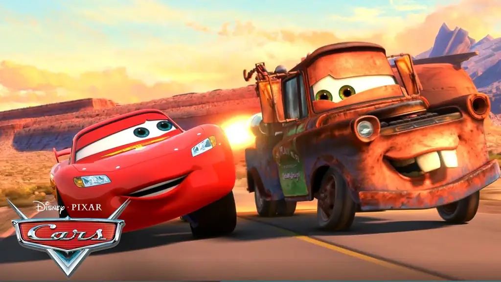 Lightning McQueen dan Mater, karakter utama film Cars