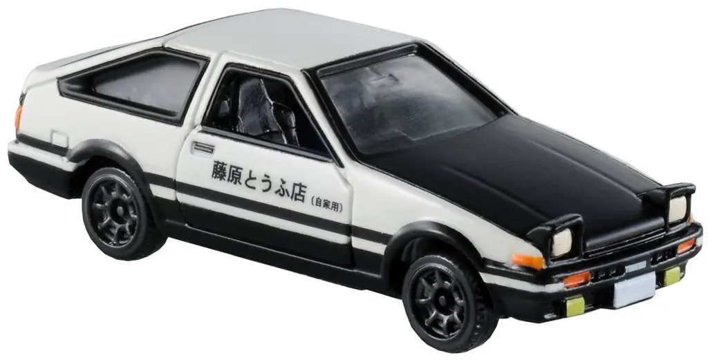 Gambar Takumi Fujiwara dan mobil AE86 Trueno-nya