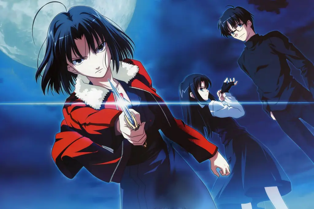 Mikiya Kokutou dan Shiki Ryougi bersama