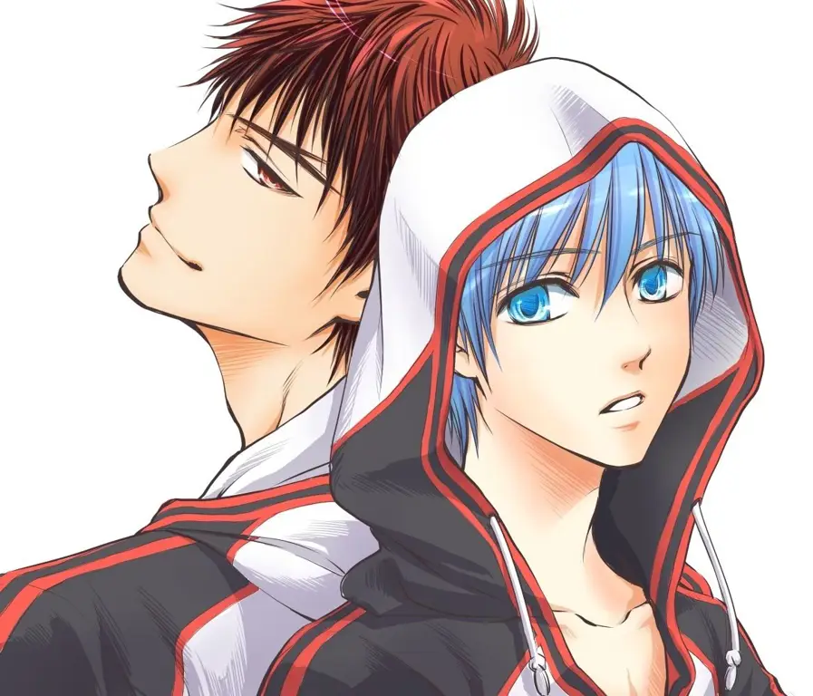 Tetsuya Kuroko dan Kagami Taiga, tokoh utama Kuroko no Basuke