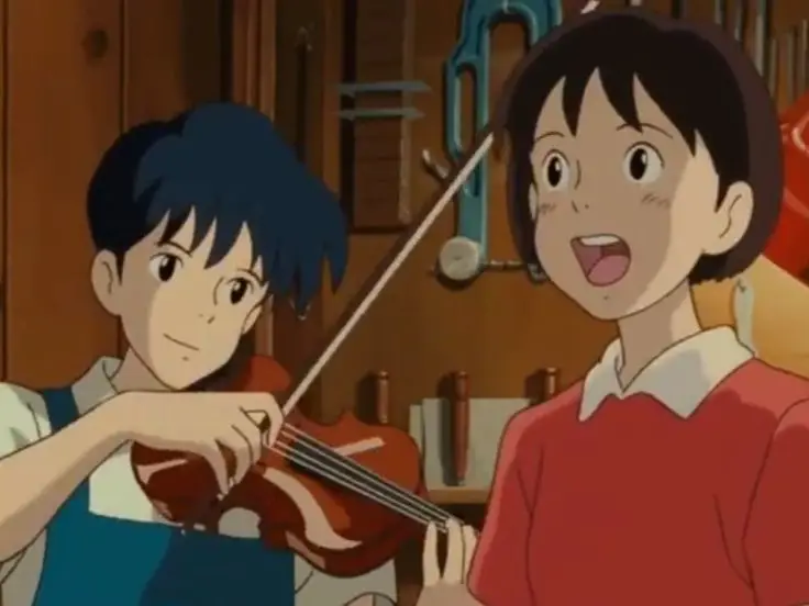 Shizuku dan Seiji, tokoh utama dalam film Whisper of the Heart