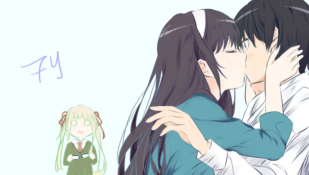 Tomoya Aki dan Utaha Kasumigaoka dari Saenai Heroine no Sodatekata Tomoya Aki dan Utaha Kasumigaoka dari Saenai Heroine no Sodatekata