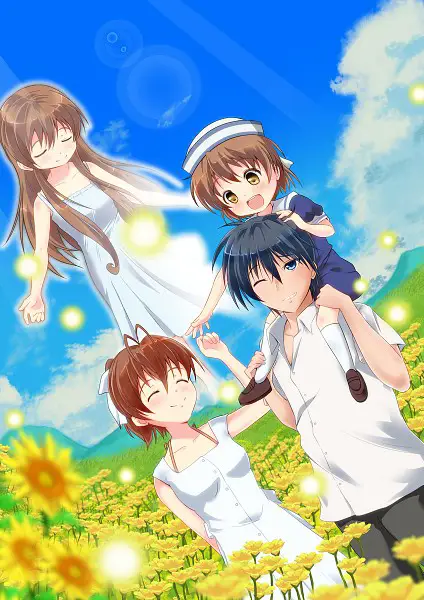 Gambar Tomoya dan Nagisa dari Clannad