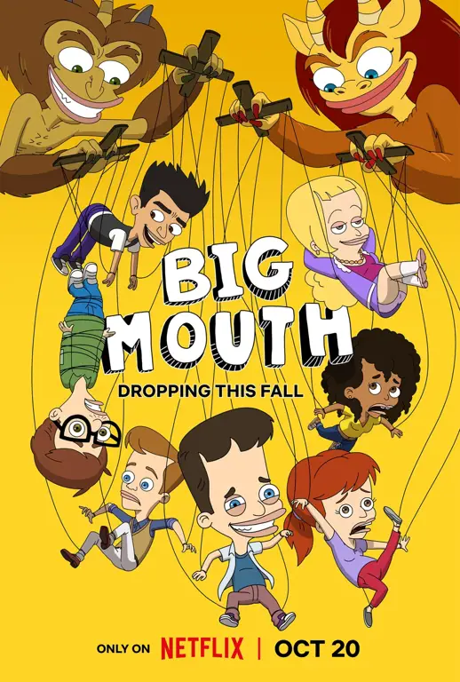 Logo Netflix dan Big Mouth
