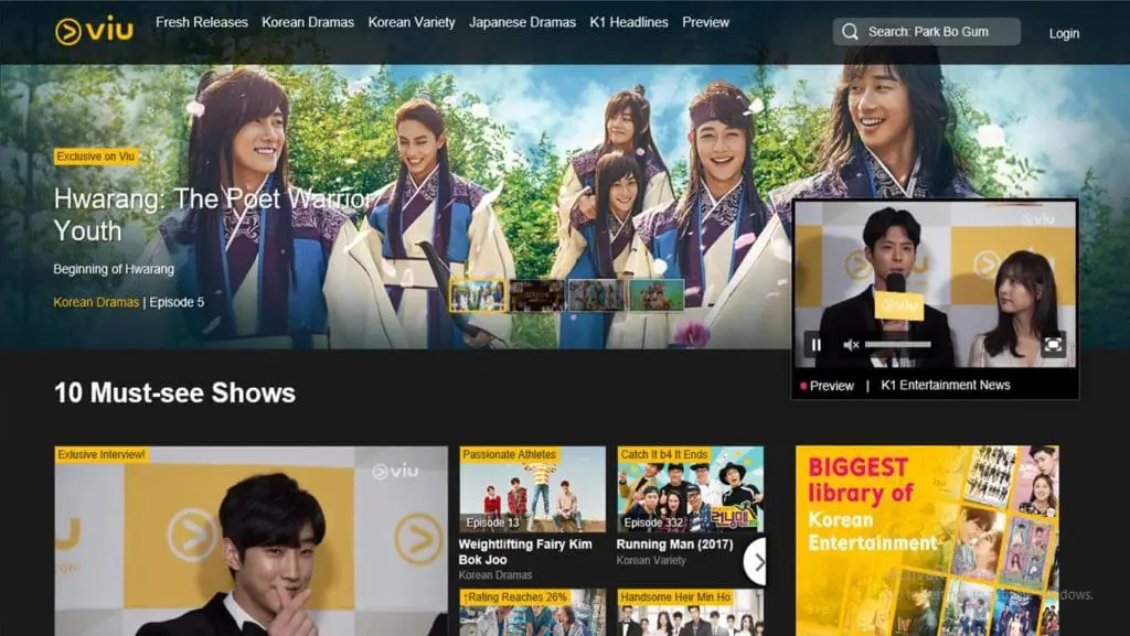 Logo platform streaming Viu