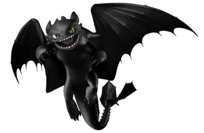 Gambar Naga Night Fury Toothless