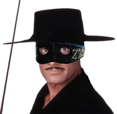 Topeng Zorro yang ikonik