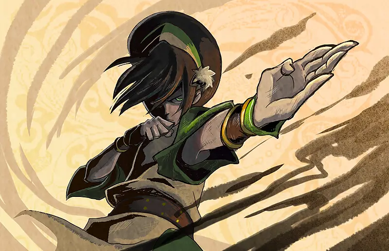 Gambar Toph Beifong dari Avatar The Last Airbender