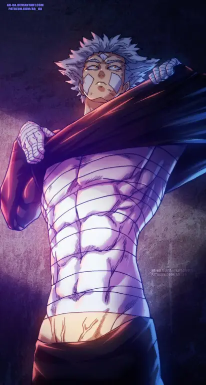 Gambar Garou dalam bentuk evolusi monsternya