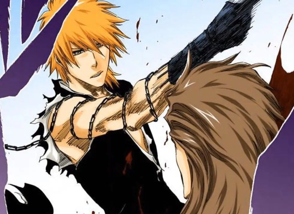 Ichigo Kurosaki dalam wujud Bankai-nya yang kuat