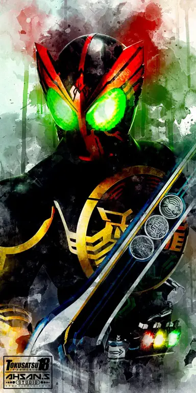 Gambar transformasi Kamen Rider OOO