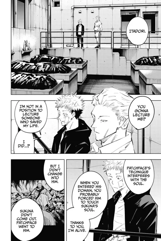 Perkembangan karakter di Jujutsu Kaisen Chapter 31