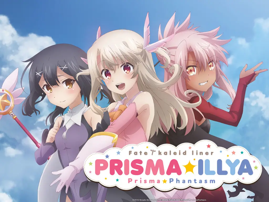 Gambar transformasi Magical Girl dalam Fate Kaleid Liner Prisma Illya