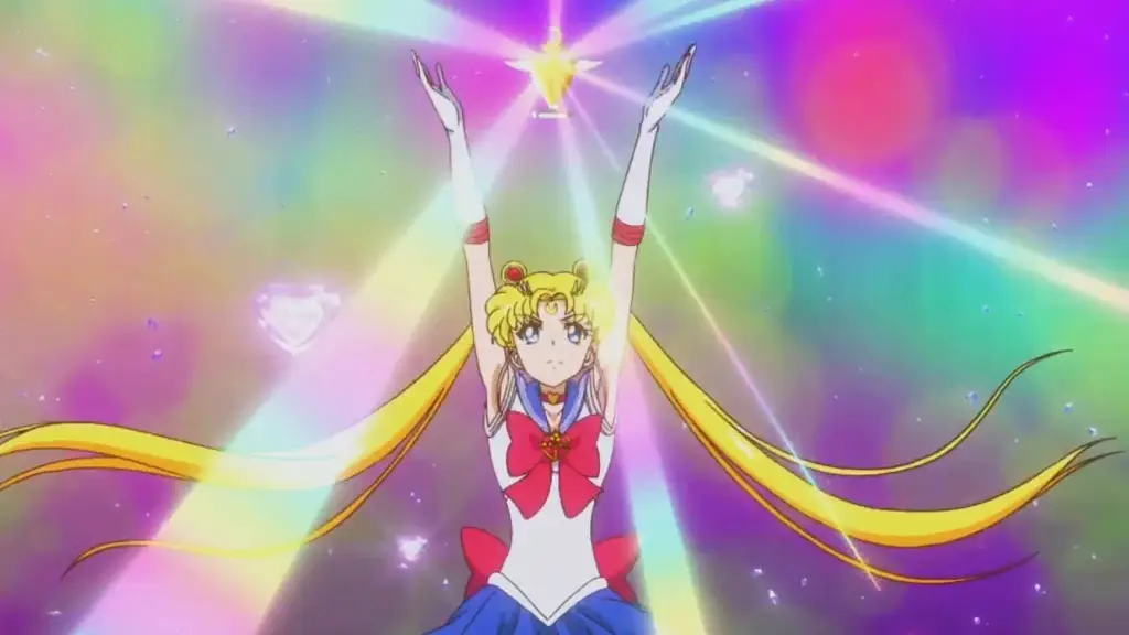 Gambar kolase transformasi karakter anime