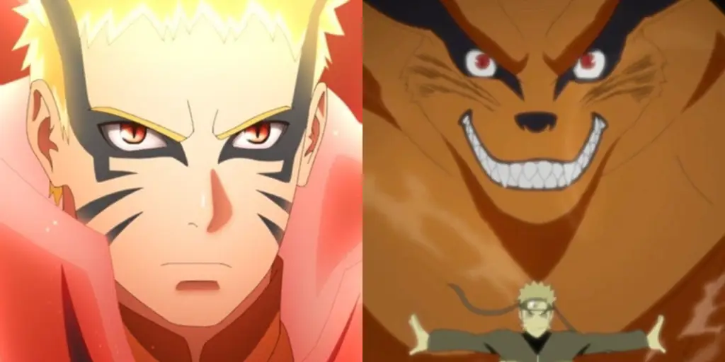 Naruto berubah menjadi Kurama