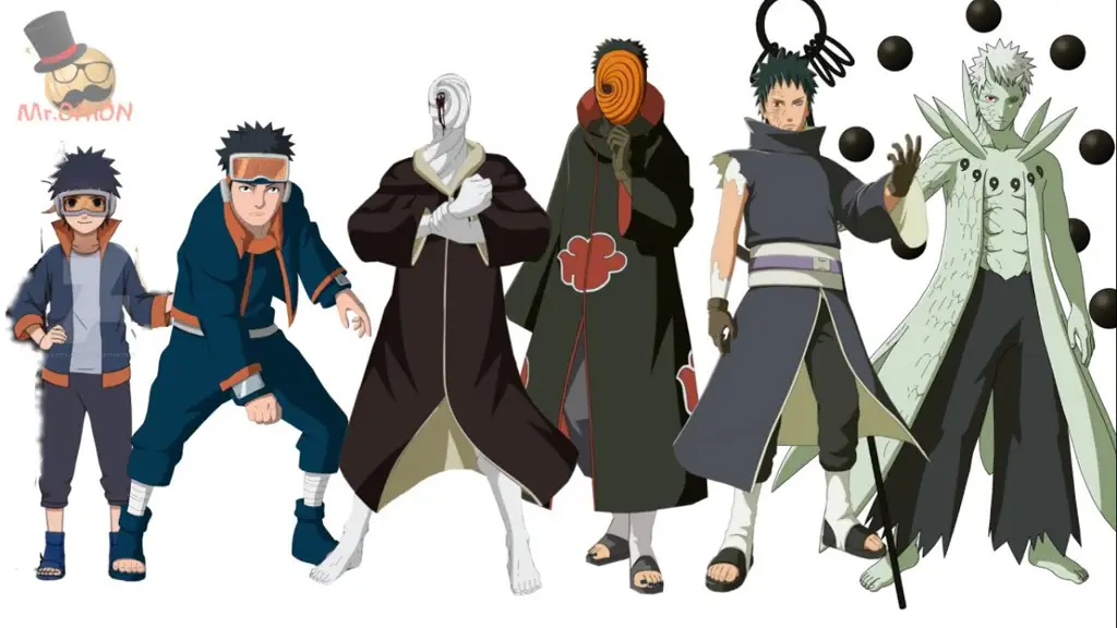 Gambar Obito berubah menjadi Tobi