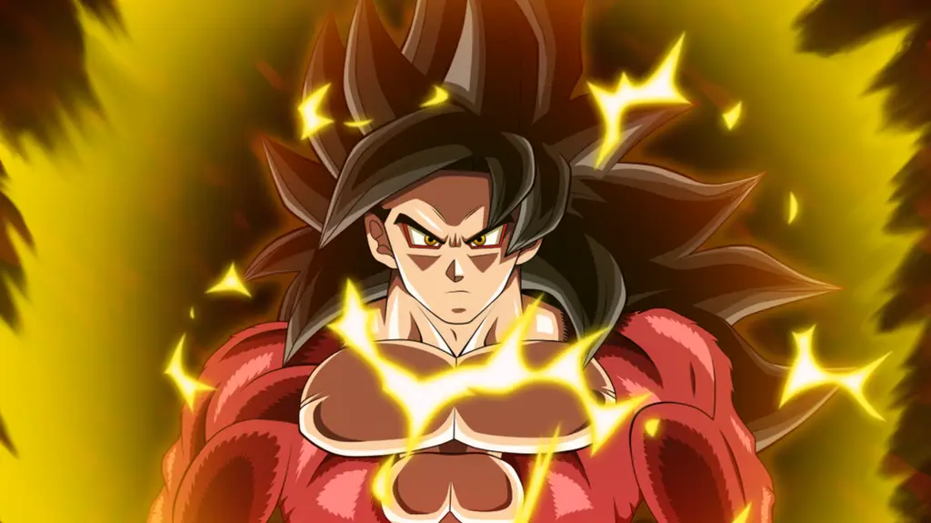 Gambar Super Saiyan 4 dalam Dragon Ball Heroes