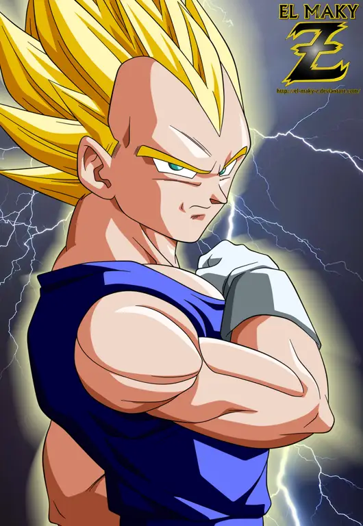 Vegeta dalam bentuk Super Saiyan