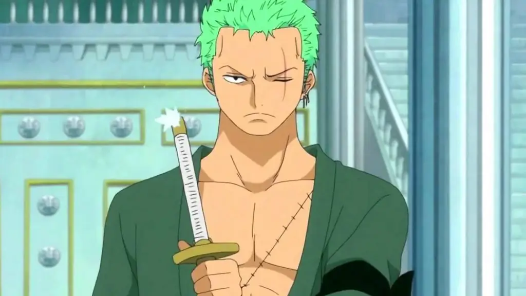 Perbandingan Zoro sebelum dan sesudah timeskip