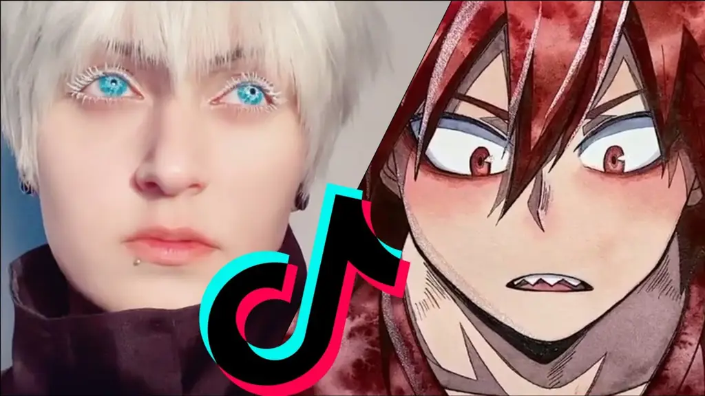 Contoh video anime yang sedang tren di TikTok