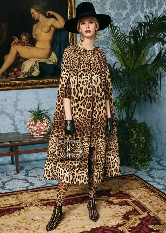 Berbagai contoh fashion dengan motif leopard