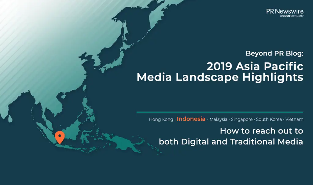 Grafik yang menunjukkan tren media sosial di Indonesia