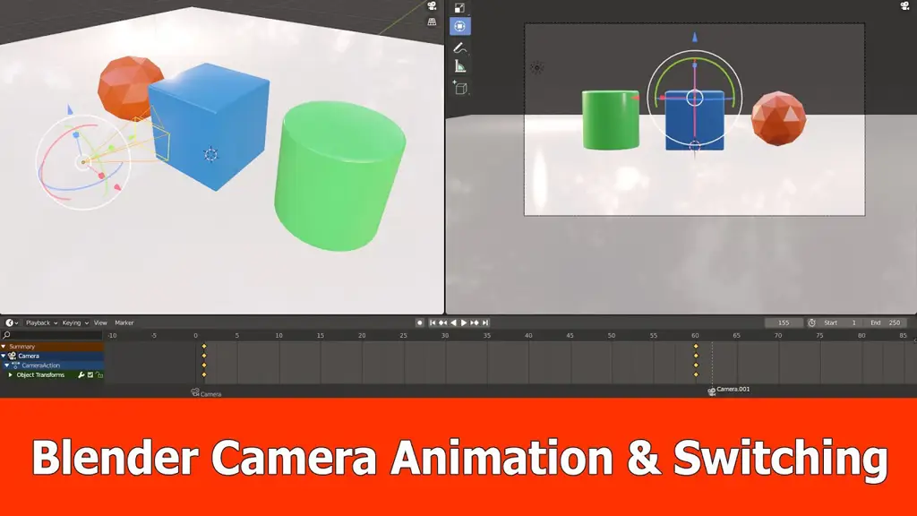Tutorial animasi kamera di Blender